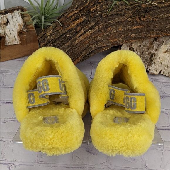UGG Fluff Yeah Slides - Yellow - Picture 5 of 9